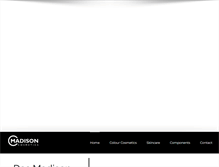Tablet Screenshot of madison-cosmetics.com